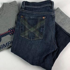 7 For All Mankind Mia Crop Jean Size 30